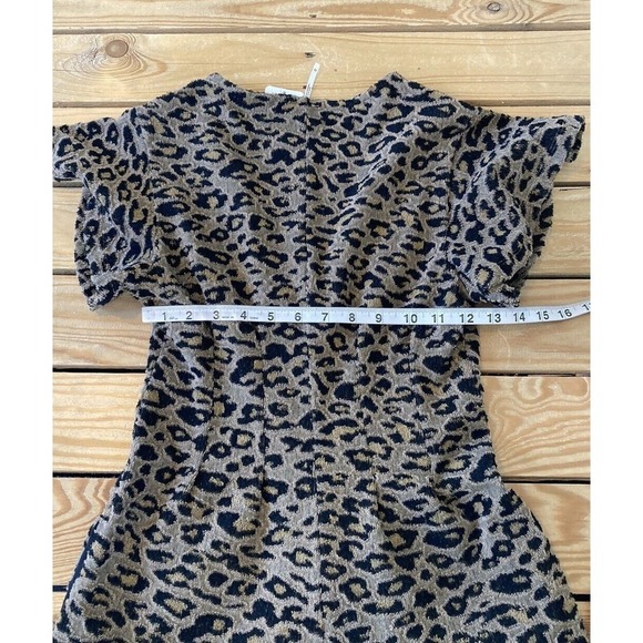 NWT $98 Free People Cheetah Print Romper Size XS Women’s Brown Black - Picture 9 of 9